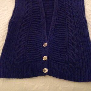 CHARTER CLUB PETITE CABLE SWEATER VEST (MACYS)
